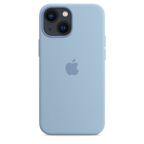 Чехол LUX Silicone Case на iPhone 13 Blue fog with MagSafe